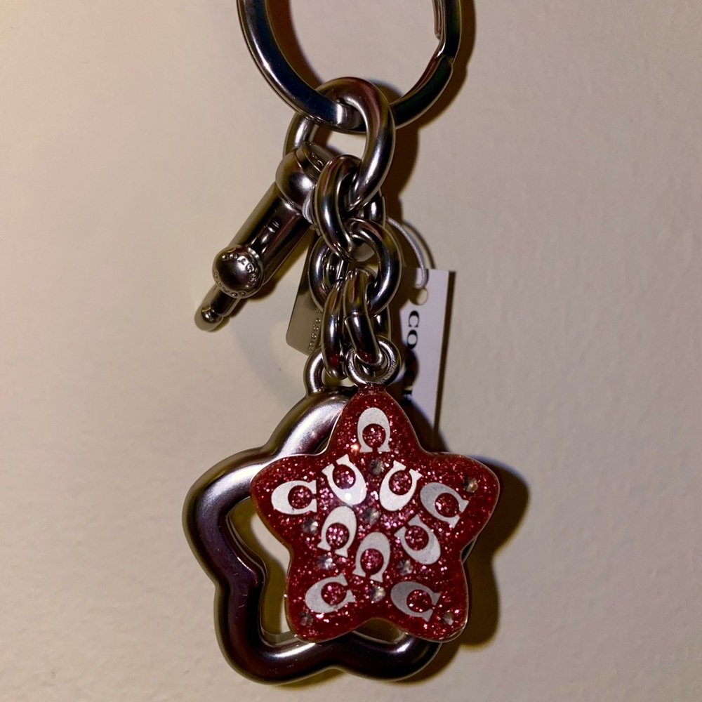Coach Star Bag Charm New